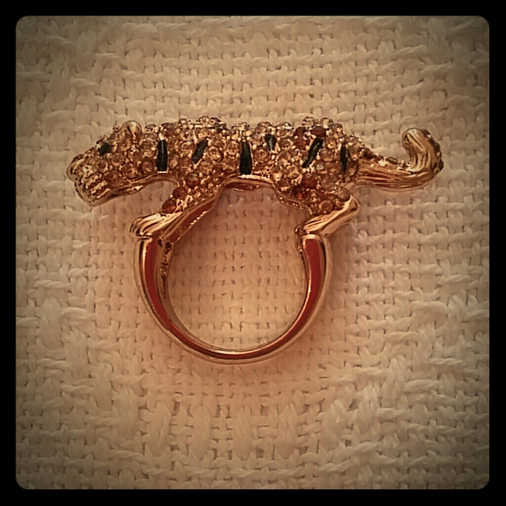 Beautiful Panther ring (Costume Jewelry)