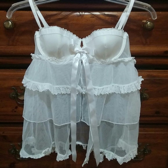 Victoria's Secret Other - VS Sheer White "I Do" Lingerie Collection 36B