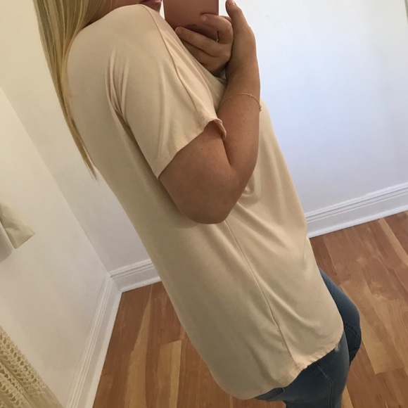 LAST - Lavender bamboo criss-cross top - Picture 3 of 4