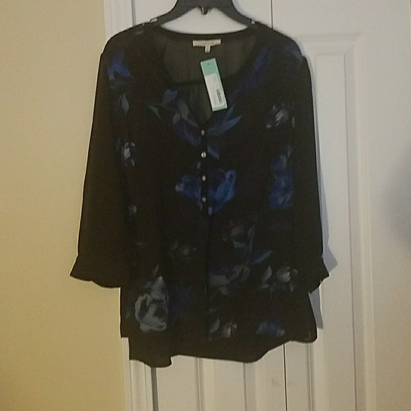 41Hawthorn Tops - Azevedo Henley Blouse 41Hawthorne 41Hawthorn Tops - Azevedo Henley Blouse 41Hawthorne