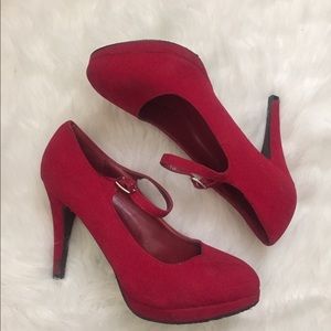 Red high heels