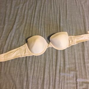nude strapless bra