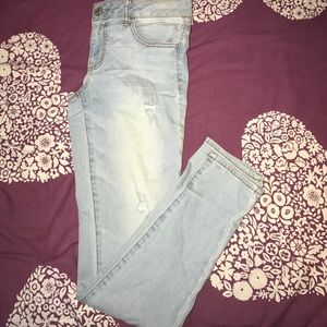AE distressed jeggings