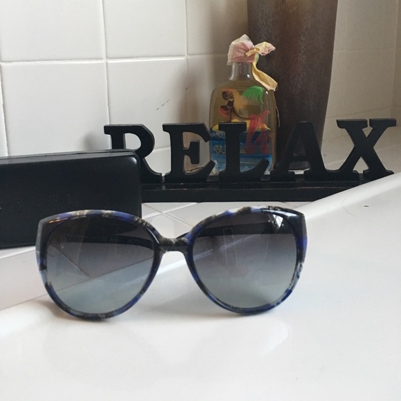 Ralph Lauren Accessories - Ralph Lauren Blue and Black Mosaic Sunglasses