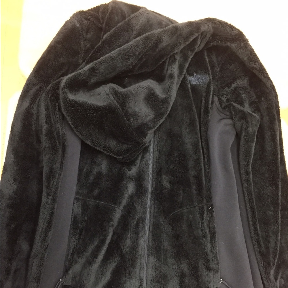 Women's furry north face jacket