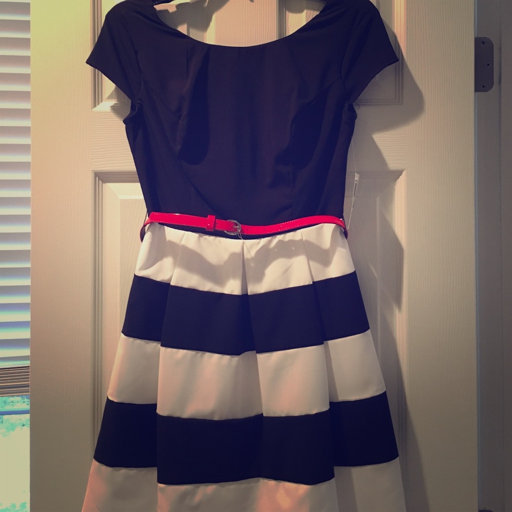 Black & white dress