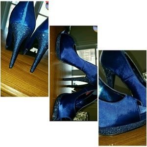 Blue heels