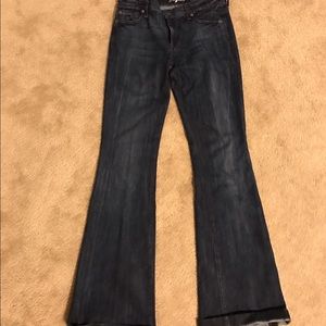 7 for all mankind-dark wash denim jeans