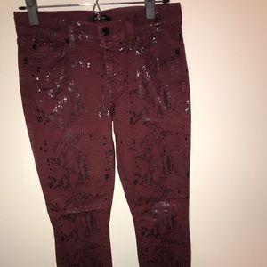 7 For All Mankind Snakeskin "The Skinny" 7 For All Mankind Snakeskin "The Skinny"