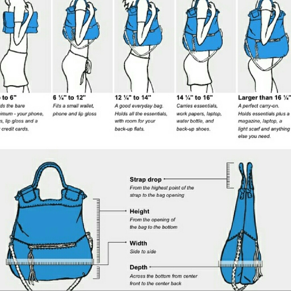 Handbag Measuring Guide!!