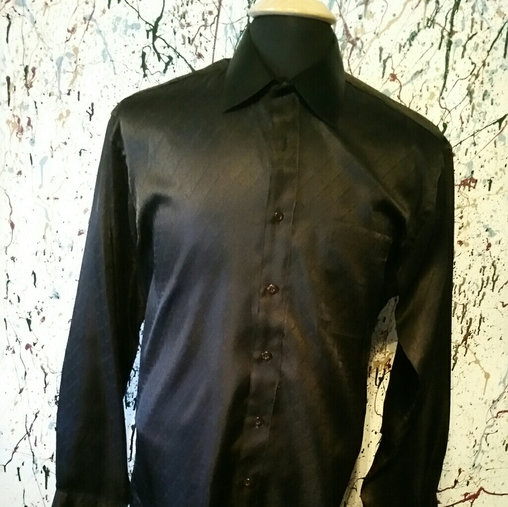 Modena Men's L/S Button Down Dress/Club Shirt