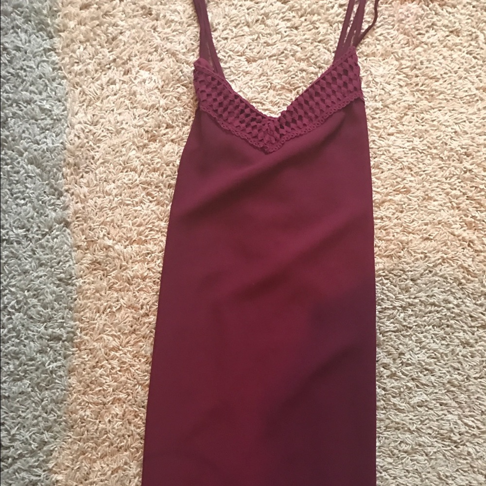 Impeccable Pig Maroon dress size S