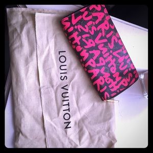 Authentic Louis Vuitton Stephen sprouse zippy