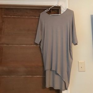 Lularoe xs Irma tunic in silvery gray