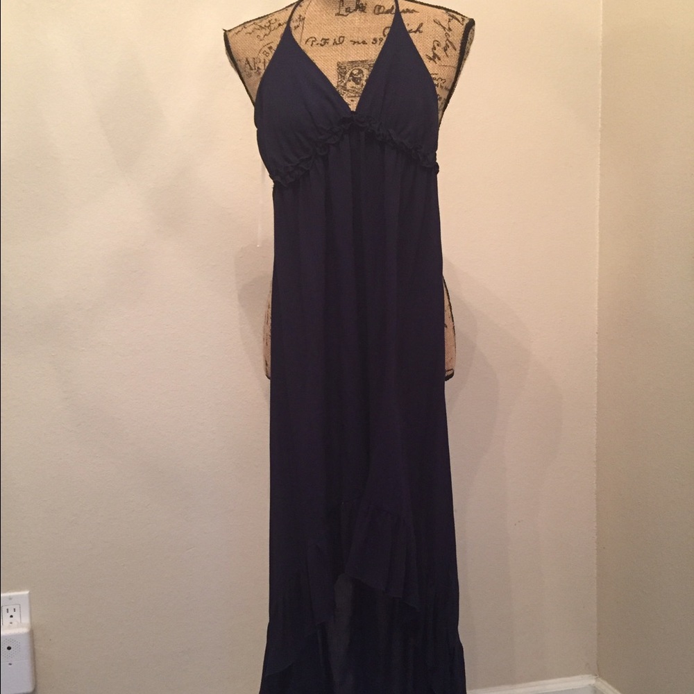 High Low  navy dress