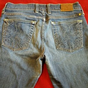 Embroidered Lucky Brand Sweet n Straight Jeans
