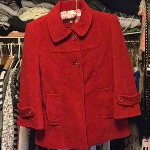 Beautiful short red coat