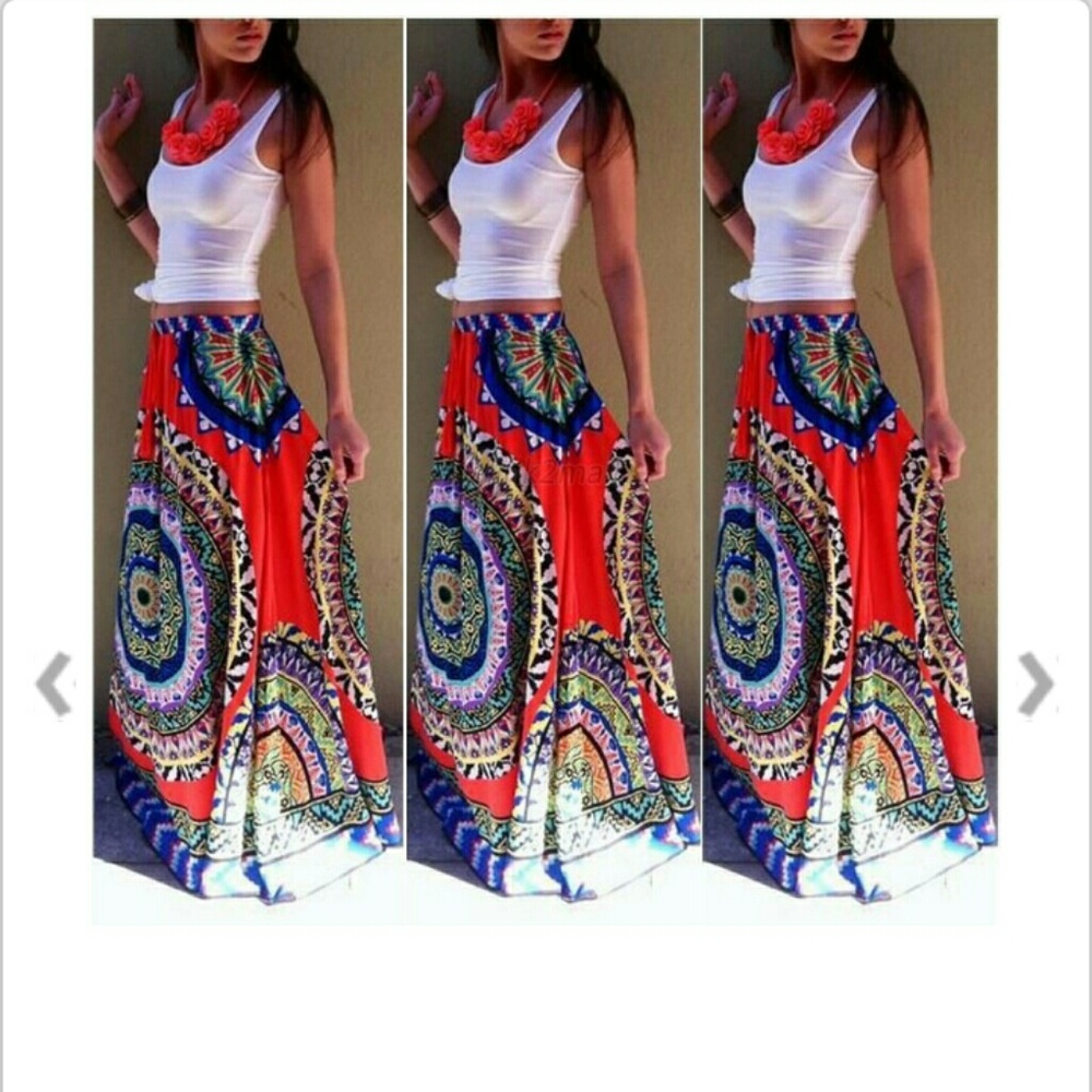 Mutli color Boho dress