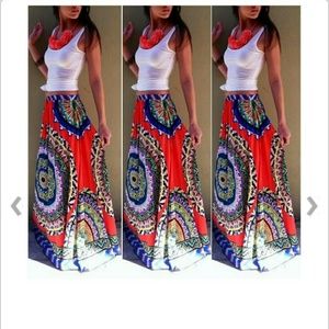 Mutli color Boho dress