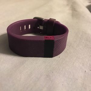 Purple FitBit charge hr small