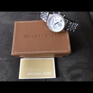 Michael Kors Parker Watch w/bezel diamond crystals