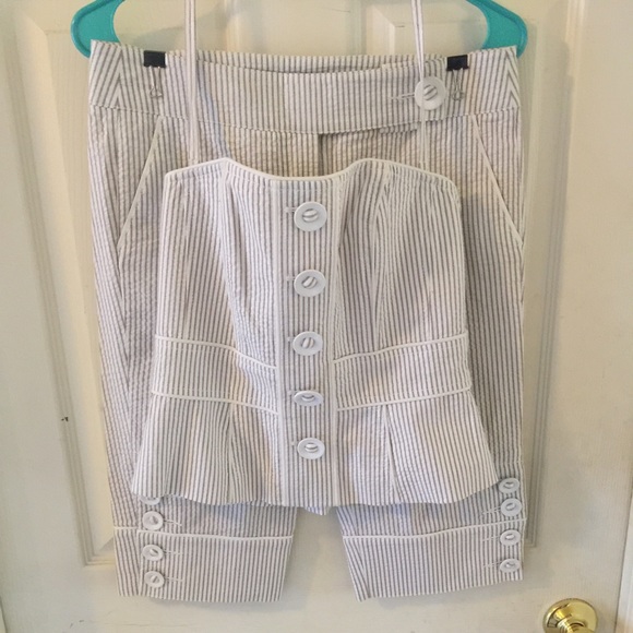 bebe Other - BeBe Halter and Capri Set