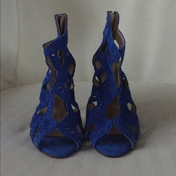 Closing TODAY♦Zara Cobalt Heels - Picture 2 of 5