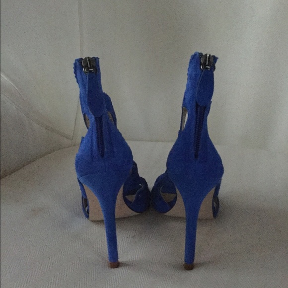 Closing TODAY♦Zara Cobalt Heels - Picture 3 of 5