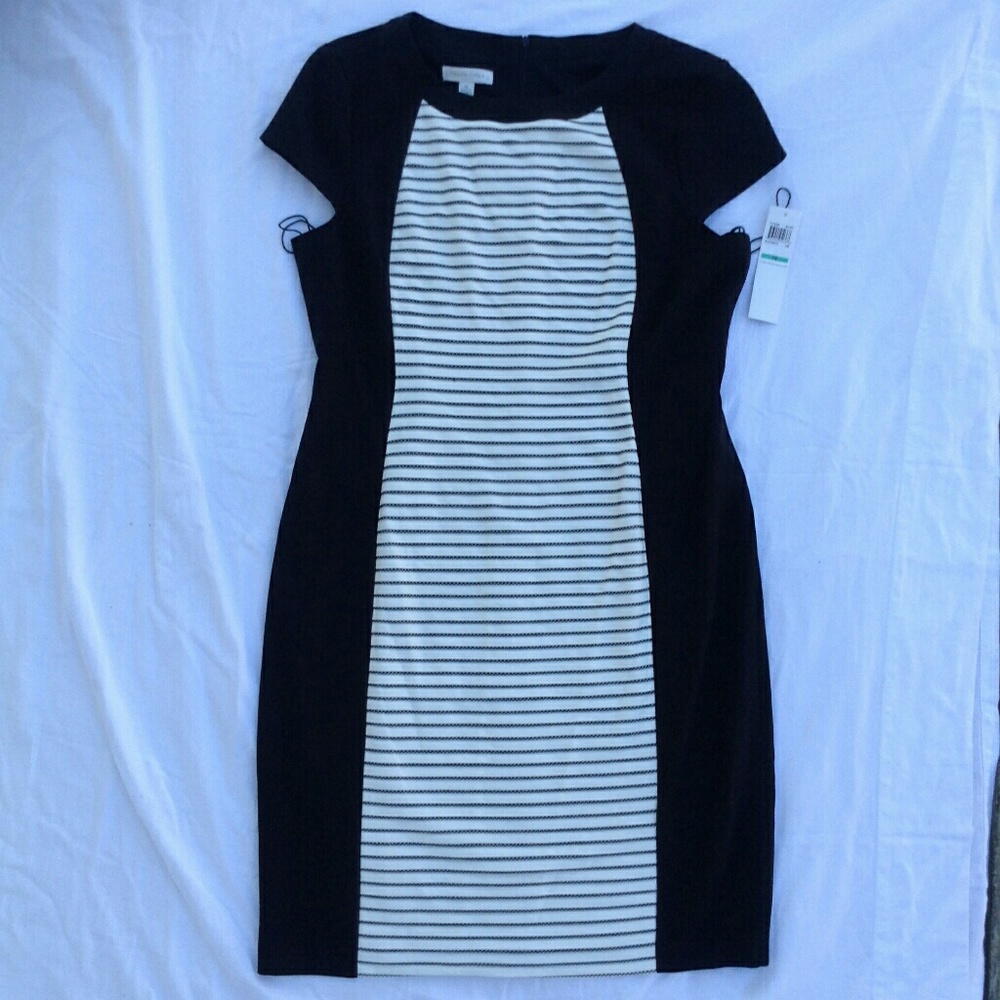 3/$20 | NWT Black and White Striped Dress