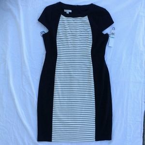 3/$20 | NWT Black and White Striped Dress