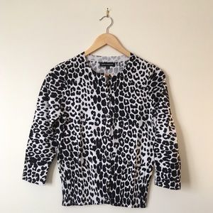 Express Leopard Print Sweater