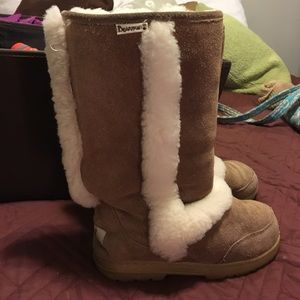 Fuzzy Bear Paw Boots