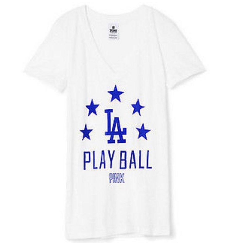PINK Dodgers V neck