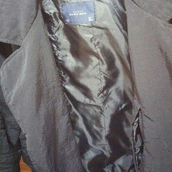 Zara Man, Black Oversized Jacket sz L - Picture 4 of 4