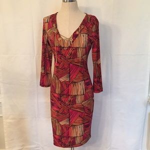 Calvin Klein shift dress. Fun and colorful!