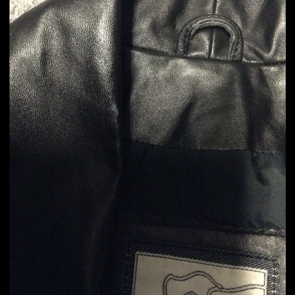 Men's leather trench coat - Picture 3 of 4