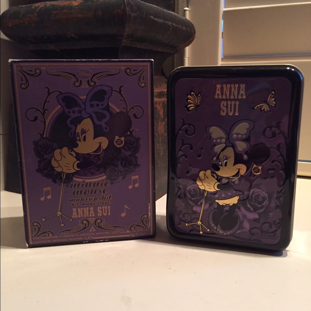 BNIB Anna Sui Minnie Mouse tin set