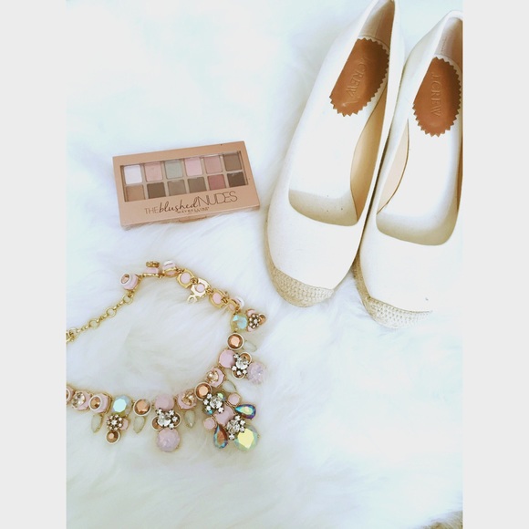 J. Crew Shoes - J. Crew Cream Seville  Espadrille Wedges