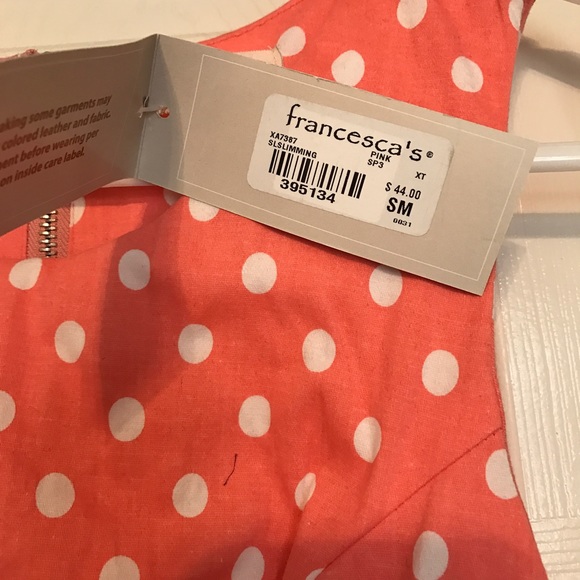 *NWT* Peach Polka Dot dress - Picture 3 of 3