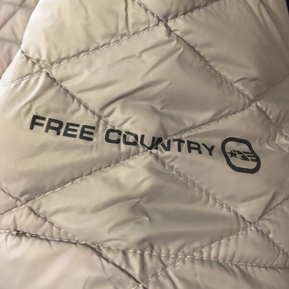 Last one M Free country gray jacket puffer - Picture 4 of 5