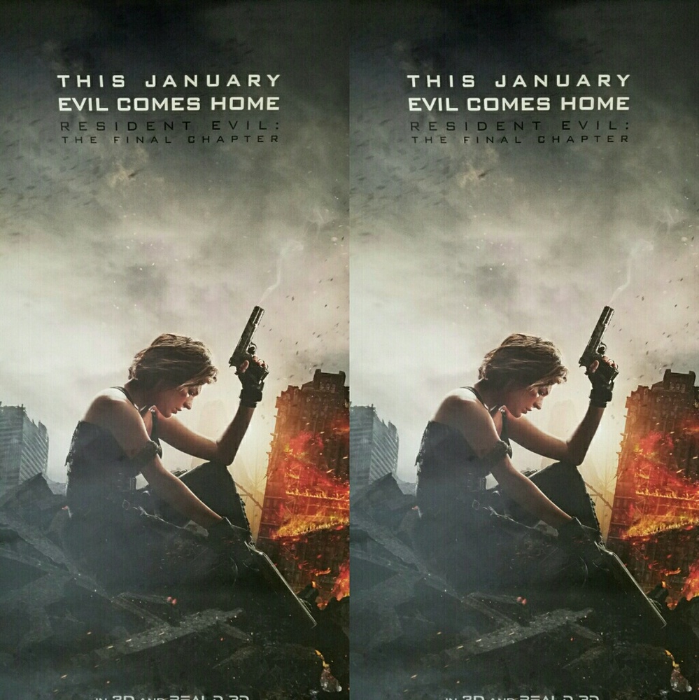 Exclusive Movie poster resident evil