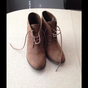 MIA Brown Ankle Booties