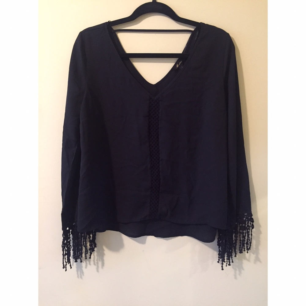 V cut blouse