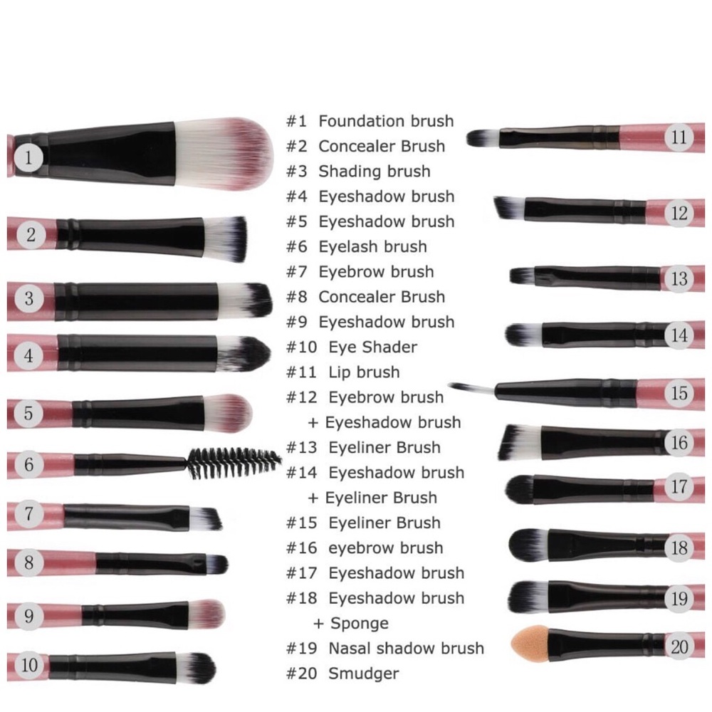 •20pc Makeup Brush Set• LAST SET!! - Picture 2 of 3