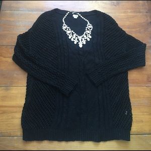 SALE ✨Black Mesh Sweater✨