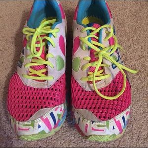 Colorful ASICS, gently / moderately used