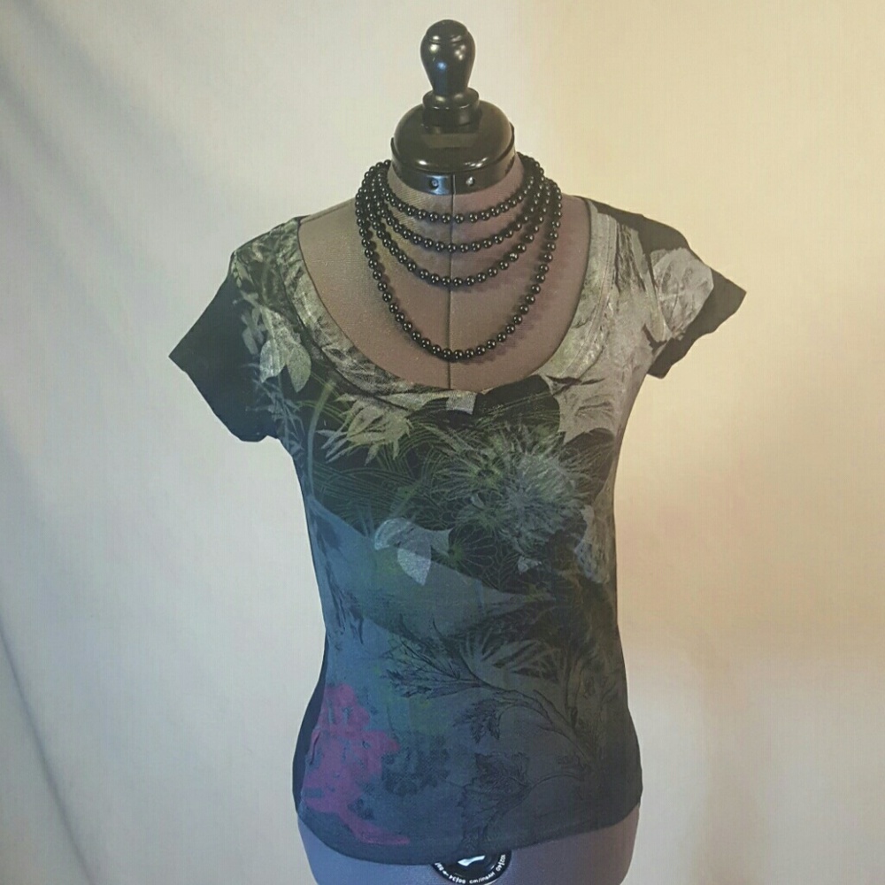 Black Floral Dakine T-Shirt