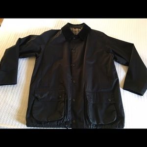 BARBOUR Black Light Weight Beaufort Jacket Large