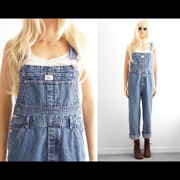 calvin klein vintage overalls