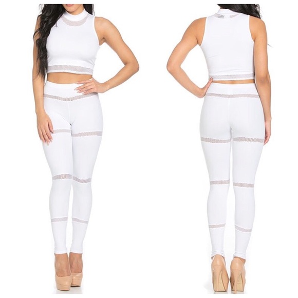 Other - DEEP SALE💖 Fishnet Crop Top & Bottom Set Other - DEEP SALE💖 Fishnet Crop Top & Bottom Set